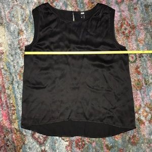 Paige Black silk tank